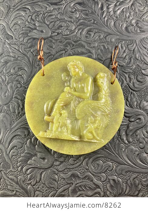 Ludwig Van Beethoven Jasper Pendant Stone Jewelry Mini Art Ornament - #CflZAK4SQGQ-2