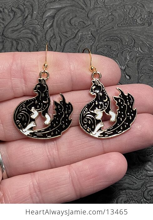 Magical Fox Witchy Earrings - #jAbGlts9Hz4-1