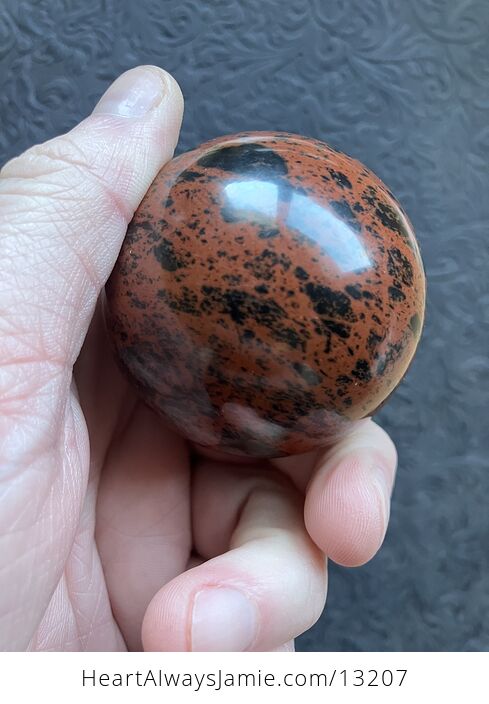 Mahogany Obsidian Crystal Sphere - #ilkeRMSf18w-4