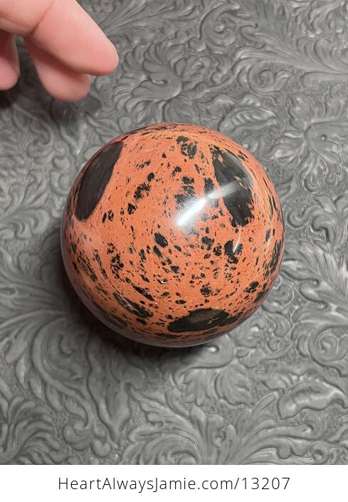 Mahogany Obsidian Crystal Sphere - #ilkeRMSf18w-9