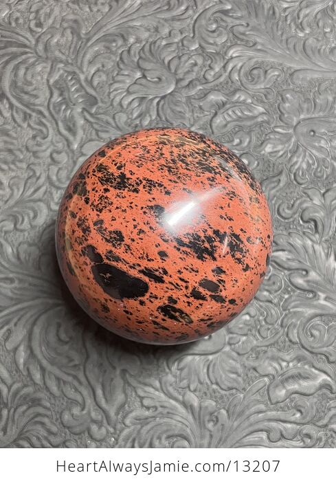 Mahogany Obsidian Crystal Sphere - #ilkeRMSf18w-13