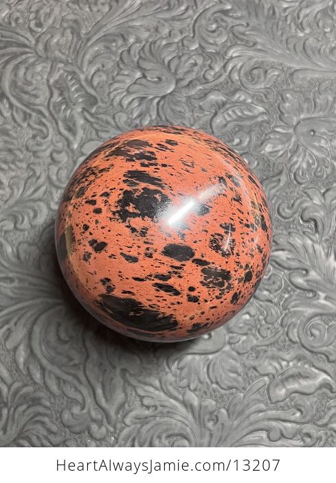 Mahogany Obsidian Crystal Sphere - #ilkeRMSf18w-12