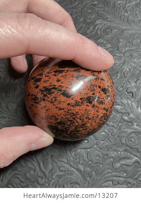 Mahogany Obsidian Crystal Sphere - #ilkeRMSf18w-10