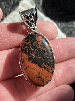 Mahogany Obsidian Stone Jewelry Crystal Pendant Discounted #hDKAtvAuhvI