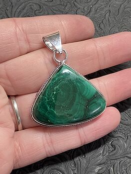 Malachite Pendant Crystal Stone Jewelry #6Odt4tu9Eww