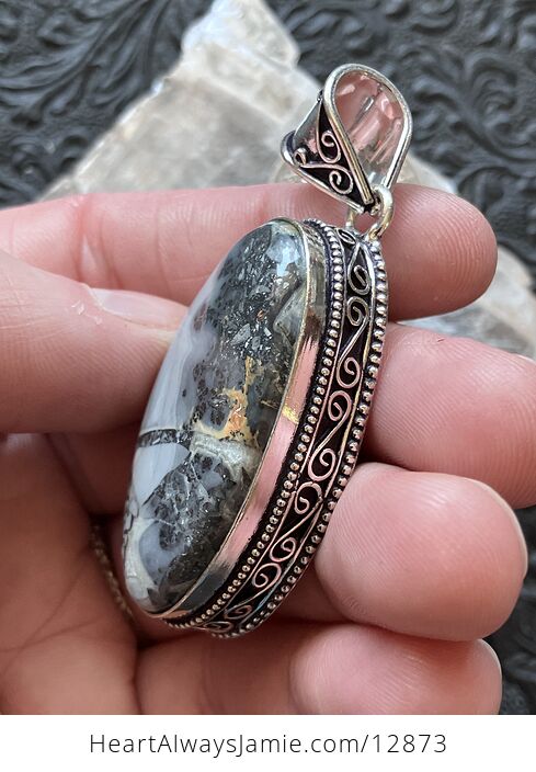 Maligano Jasper Crystal Stone Jewelry Pendant - #0mKWcjxKeOw-4