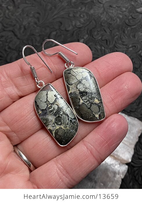 Marcasite in Agate Earrings Stone Crystal Jewelry - #0oyjyfzCJoA-2