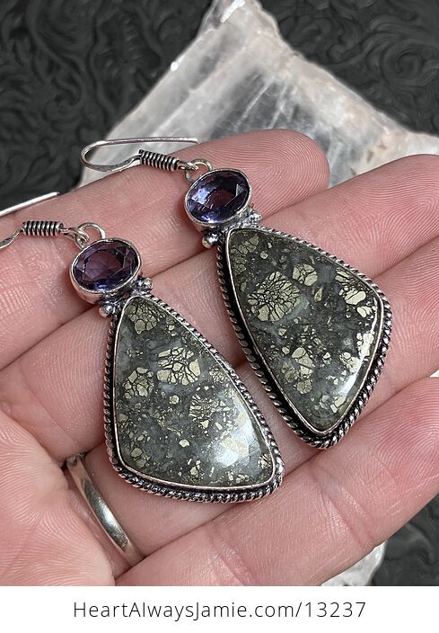 Marcasite in Agate Earrings Stone Crystal Jewelry - #vrsnLCpSdEk-4