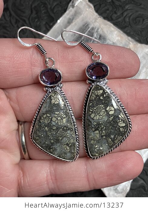 Marcasite in Agate Earrings Stone Crystal Jewelry - #vrsnLCpSdEk-1