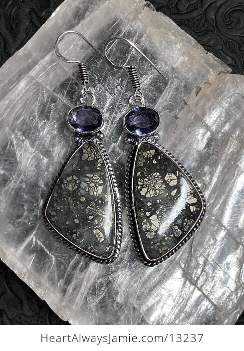 Marcasite in Agate Earrings Stone Crystal Jewelry - #vrsnLCpSdEk-7