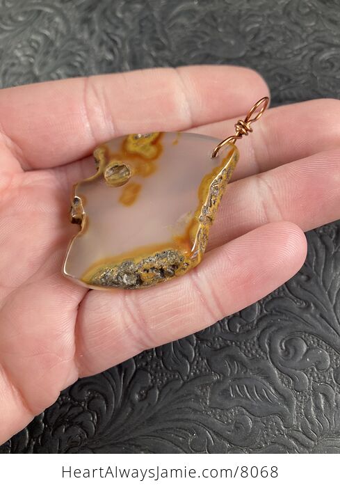 Marine Chalcedony Dendritic Agate Stone Jewelry Pendant - #z2BIRVFVtF8-4