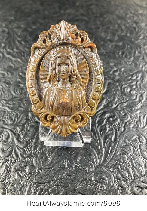 Mary Jasper Stone Jewelry Pendant Ornament - #8VCYaL9ddg4-8