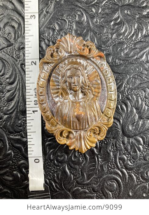 Mary Jasper Stone Jewelry Pendant Ornament - #8VCYaL9ddg4-6