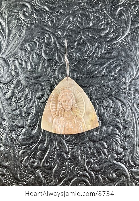 Mary Jasper Stone Jewelry Pendant Ornament - #E7pY580ghpo-7