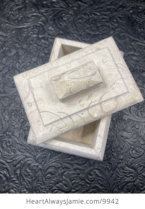 Matte Marble Stone Jewelry or Trinket Box - #LNpWQJlEB1g-13