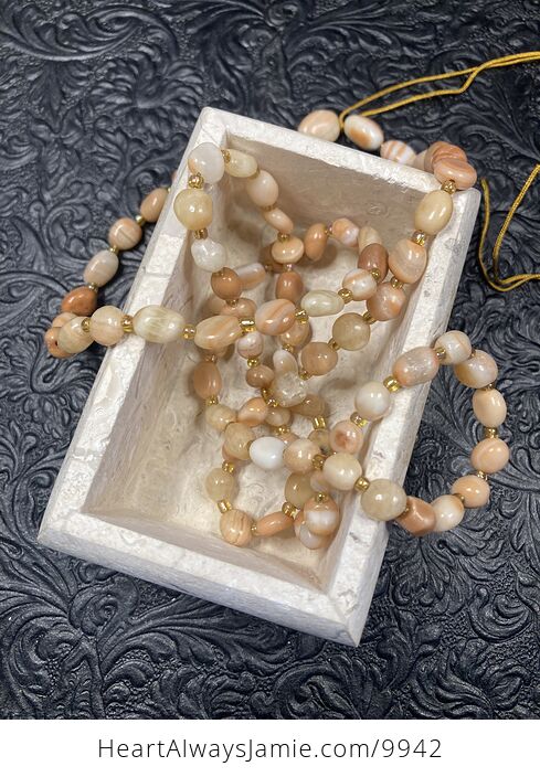 Matte Marble Stone Jewelry or Trinket Box - #LNpWQJlEB1g-15