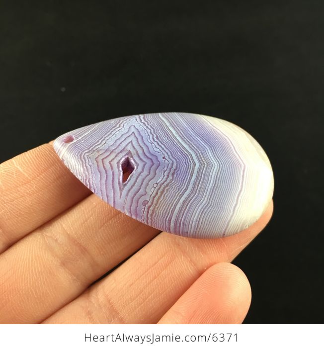 Matte Purple Agate Stone Jewelry Pendant - #IaqJqsPiFqY-4