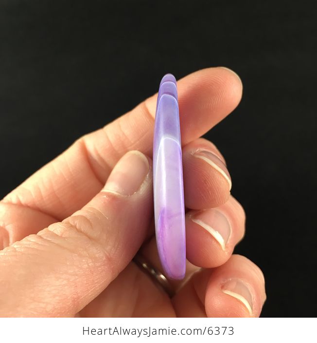 Matte Purple Agate Stone Jewelry Pendant - #g3qfwS2LjGY-5