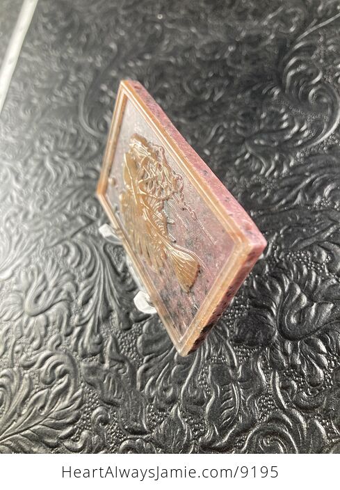 Mermaid Carved Mini Art Stone Pendant Jewelry - #kPpzfai46cY-3