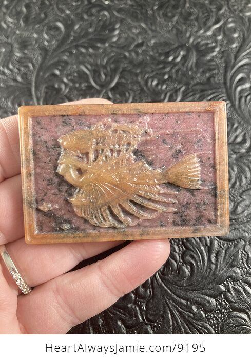 Mermaid Carved Mini Art Stone Pendant Jewelry - #kPpzfai46cY-4