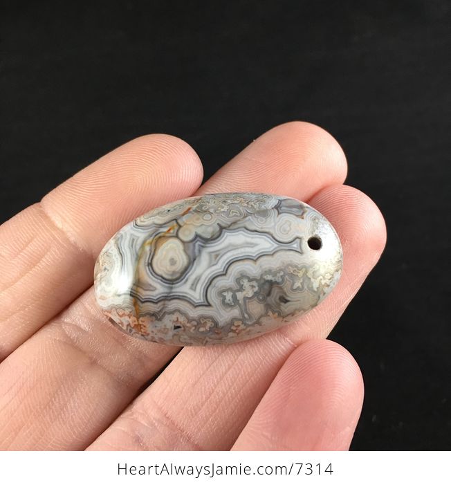Mexican Crazy Lace Agate Stone Jewelry Pendant - #8FsCAIEXPT0-3