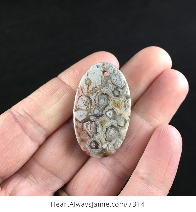 Mexican Crazy Lace Agate Stone Jewelry Pendant - #8FsCAIEXPT0-5