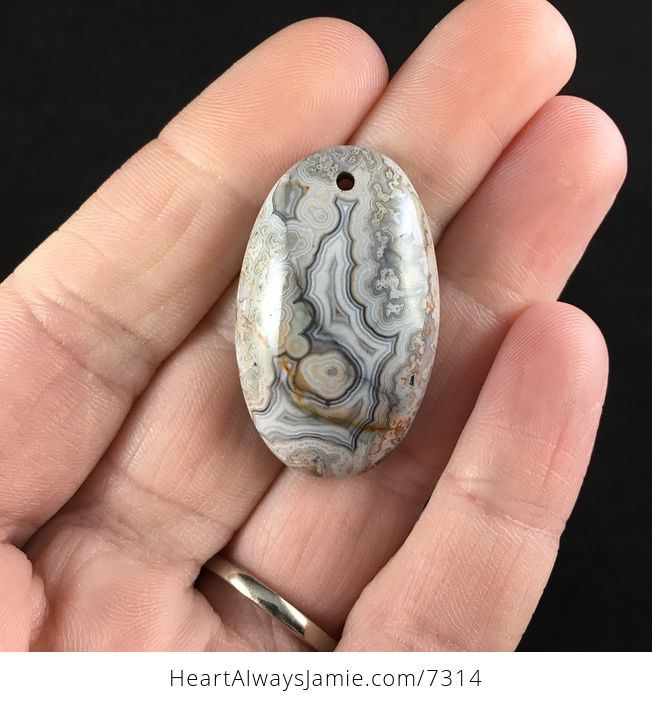 Mexican Crazy Lace Agate Stone Jewelry Pendant - #8FsCAIEXPT0-1