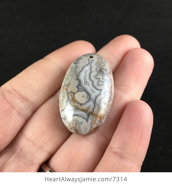 Mexican Crazy Lace Agate Stone Jewelry Pendant - #8FsCAIEXPT0-2