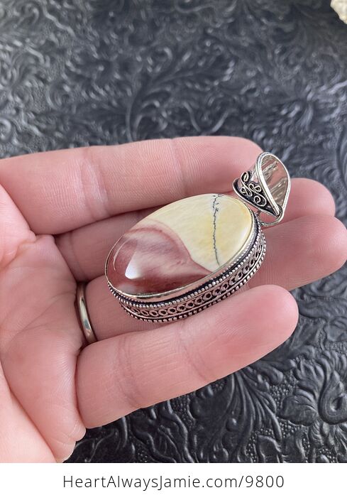 Mookaite Crystal Stone Jewelry Pendant - #03bqMHDRVOQ-4