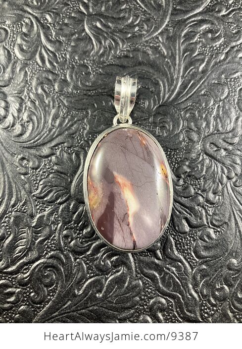 Mookaite Crystal Stone Jewelry Pendant - #4fLxj5mJmwU-1