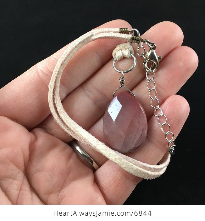 Mookaite Jasper Stone Jewelry Pendant Necklace - #pHUDZ3Nl7lQ-4