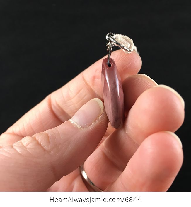 Mookaite Jasper Stone Jewelry Pendant Necklace - #pHUDZ3Nl7lQ-2