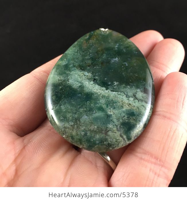 Moss Agate Stone Jewelry Pendant - #AsW7rhRffos-7