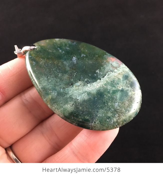 Moss Agate Stone Jewelry Pendant - #AsW7rhRffos-10