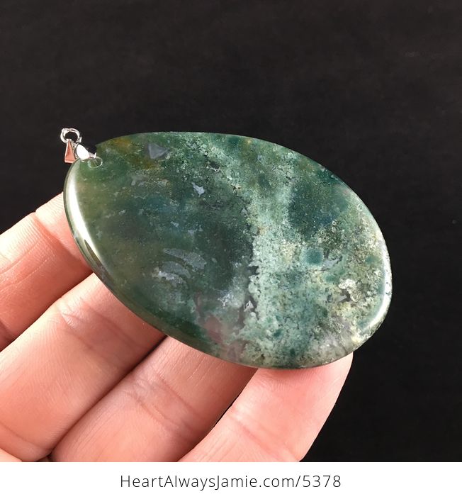 Moss Agate Stone Jewelry Pendant - #AsW7rhRffos-4