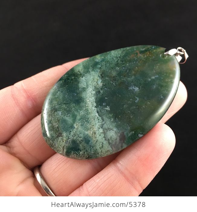 Moss Agate Stone Jewelry Pendant - #AsW7rhRffos-9