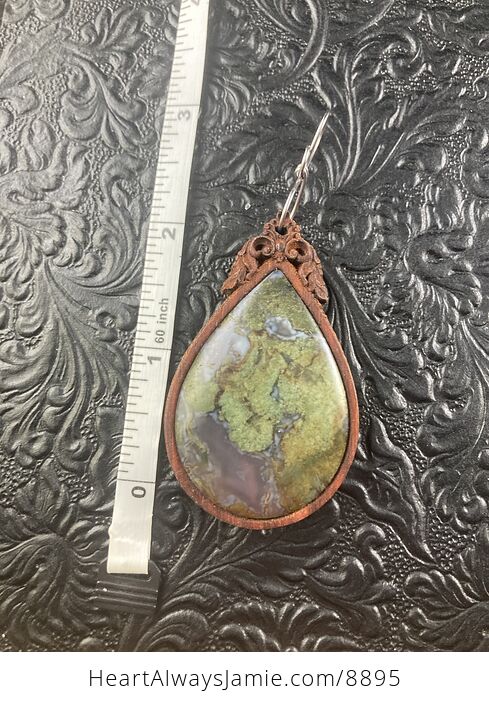 Moss Agate Stone Jewelry Pendant - #ggXXrj32Q3c-6