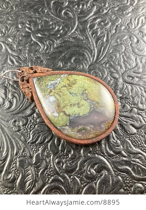 Moss Agate Stone Jewelry Pendant - #ggXXrj32Q3c-5