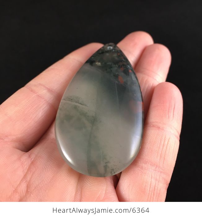 Natural African Bloodstone Jewelry Pendant - #dDVw16lHjXI-2