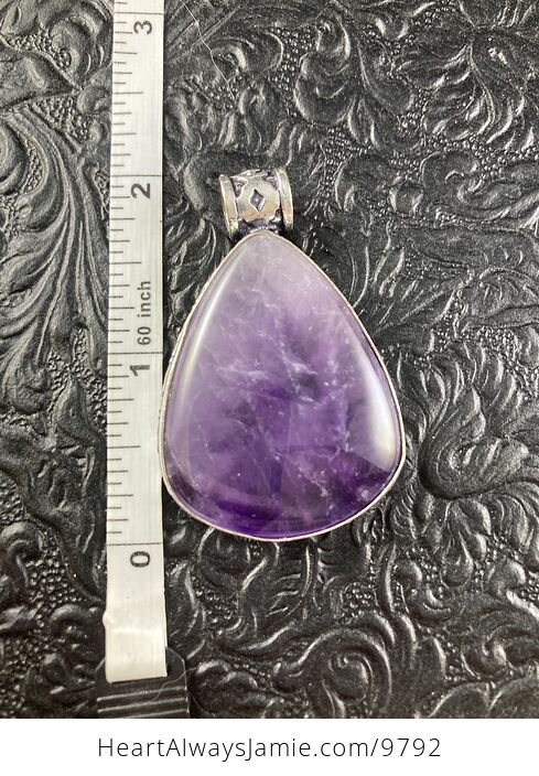 Natural Amethyst Crystal Stone Jewelry Pendant - #9JkwEDJhBBE-5