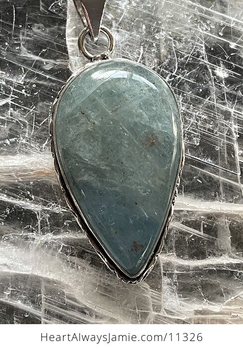 Natural Aquamarine Crystal Stone Jewelry Pendant - #bIM2c7uoBsw-6