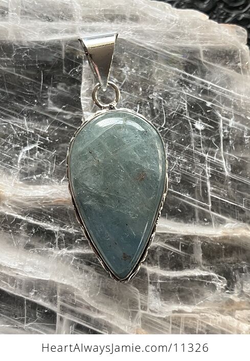 Natural Aquamarine Crystal Stone Jewelry Pendant - #bIM2c7uoBsw-4