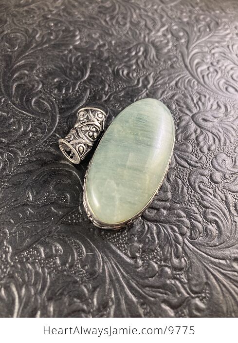 Natural Aquamarine Crystal Stone Jewelry Pendant - #rFxR4Ex7VeE-7