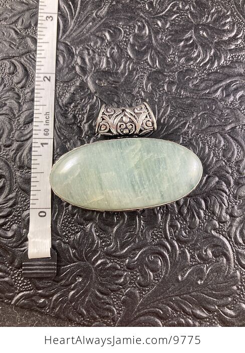 Natural Aquamarine Crystal Stone Jewelry Pendant - #rFxR4Ex7VeE-6