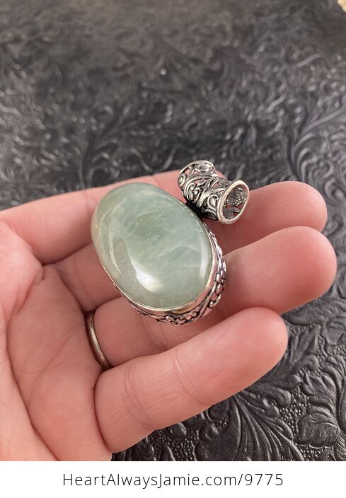 Natural Aquamarine Crystal Stone Jewelry Pendant - #rFxR4Ex7VeE-5