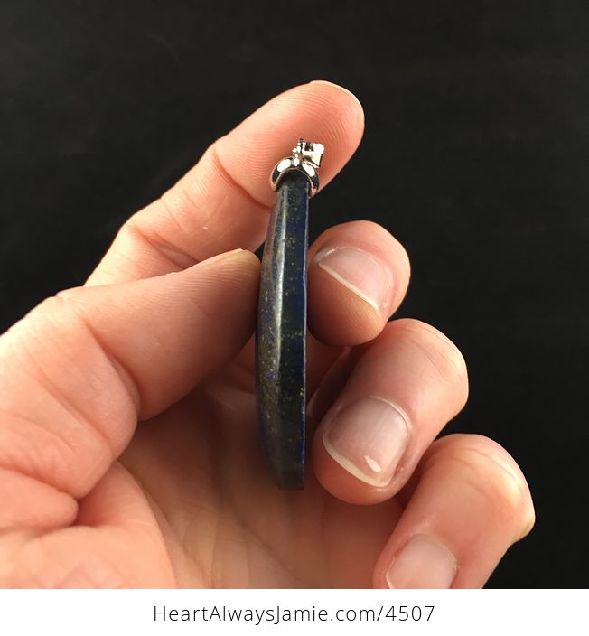 Natural Blue Lapis Lazuli Stone Pendant Jewelry - #XLpCy04CXbk-4