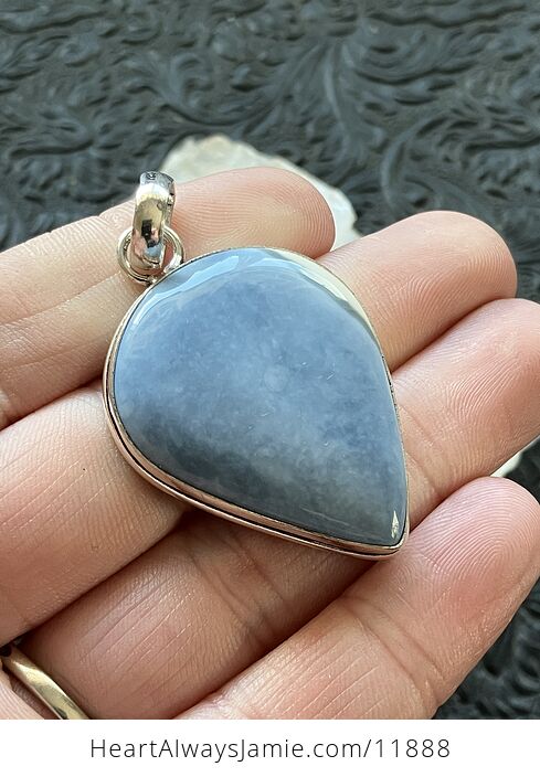 Natural Blue Owyhee Opal Crystal Stone Jewelry Pendant - #CYP7LCWrv5E-5