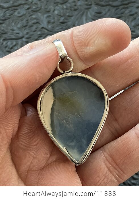 Natural Blue Owyhee Opal Crystal Stone Jewelry Pendant - #CYP7LCWrv5E-4