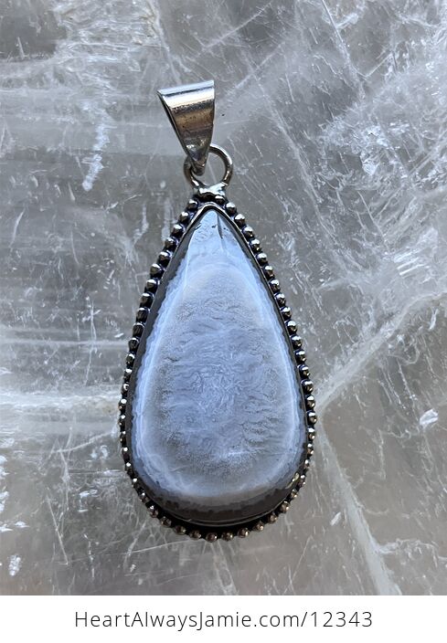 Natural Blue Owyhee Opal Crystal Stone Jewelry Pendant - #PunxoJhg5BY-1