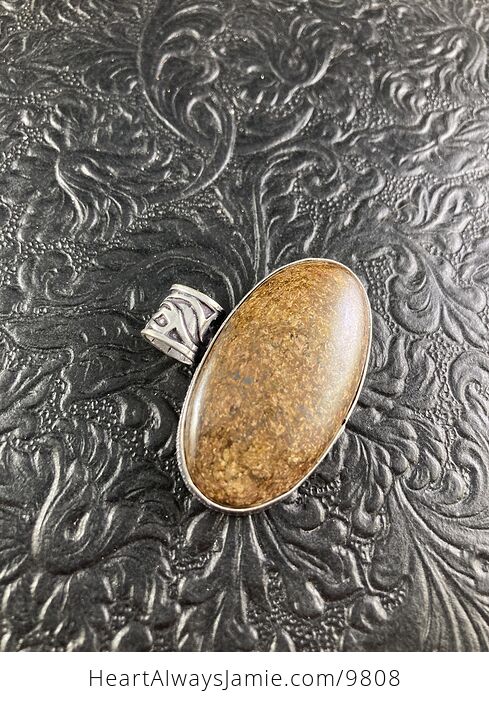 Natural Bronzite Crystal Stone Jewelry Pendant - #6RfAOAyLuFc-5
